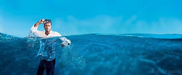 Underwater advertising Campaign for Bio Presto of Umberto Pellizzari. Italy - Ric Frazier